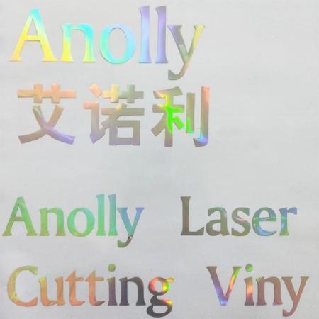 Holographic Sticker Cut Vinyl